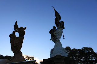 clay model by artist Jane Bennett of the Dixson Monument in Rookwood Necropolis