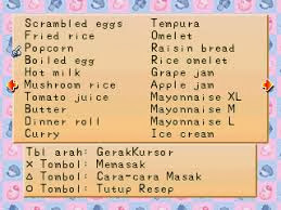 Resep Makanan Harvest Moon Back To Nature Resep Makanan Harvest Moon Back To Nature