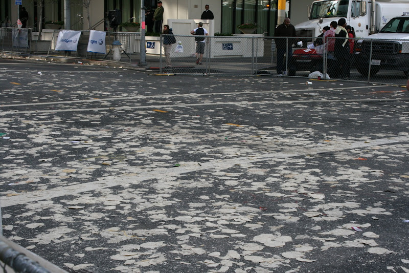 Tortilla strewn start 100th Bay to Beakers