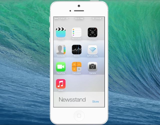 This iOS 7 Glitch Lets You Put Any App Inside Newsstand