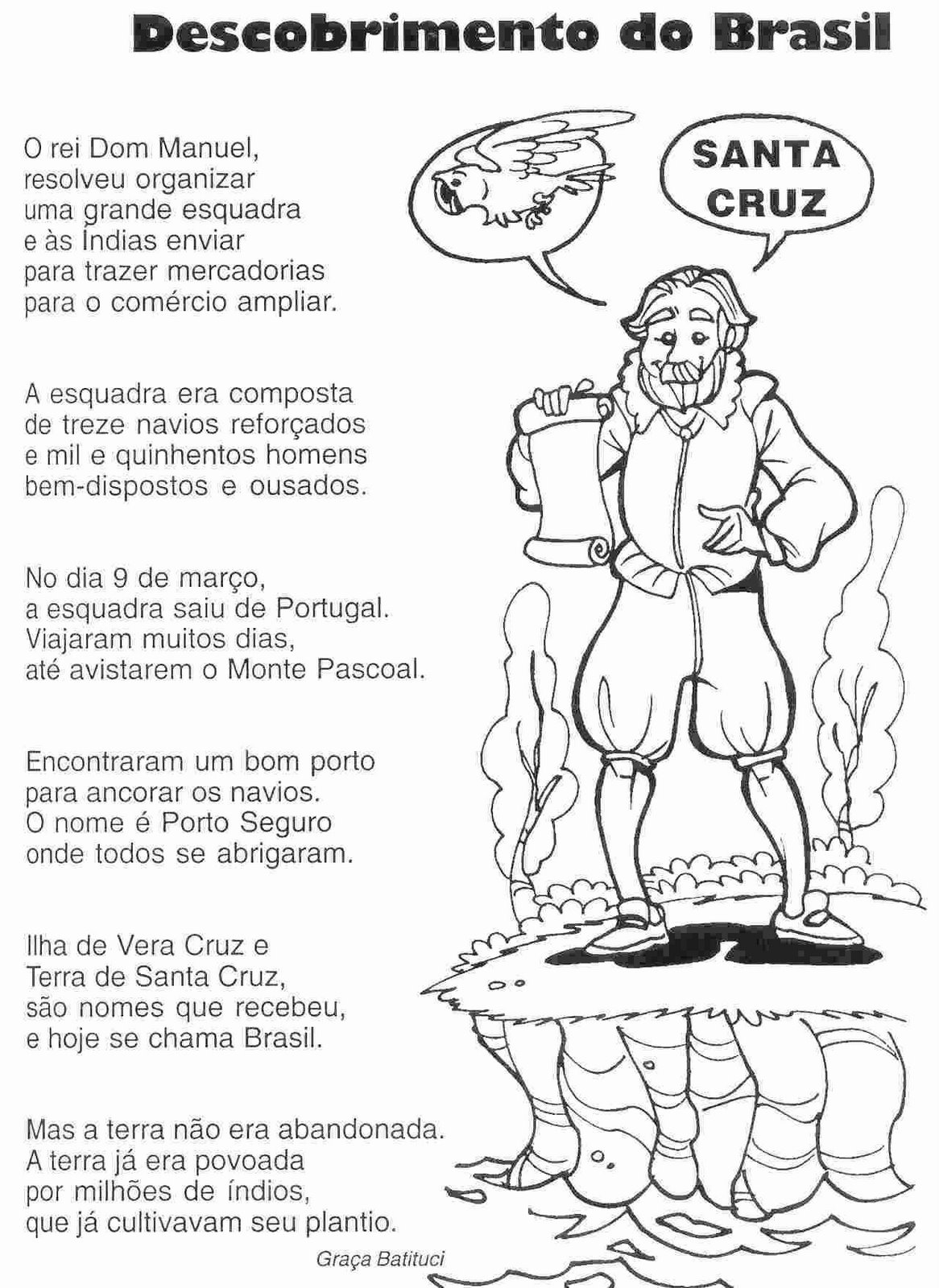 Poema - Descobrimento do Brasiil
