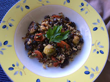 Quinoa Pilaf with Black Beans and Roasted Veggies