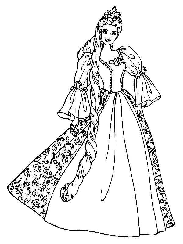 desenhos de barbie desenhos para pintar e imprimir