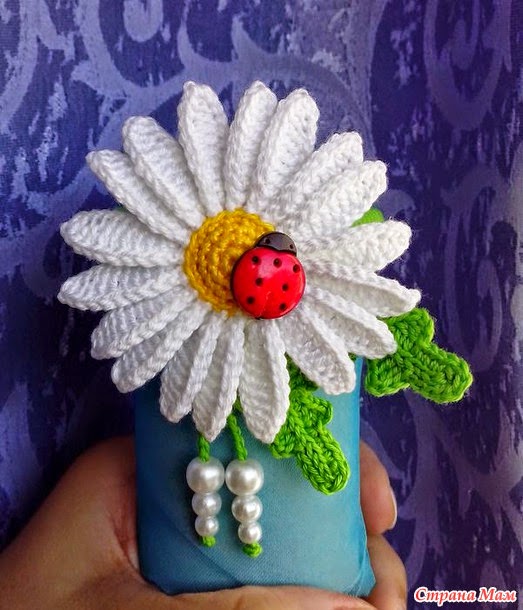 Flor Margarita al crochet - paso a paso en video | Todo crochet