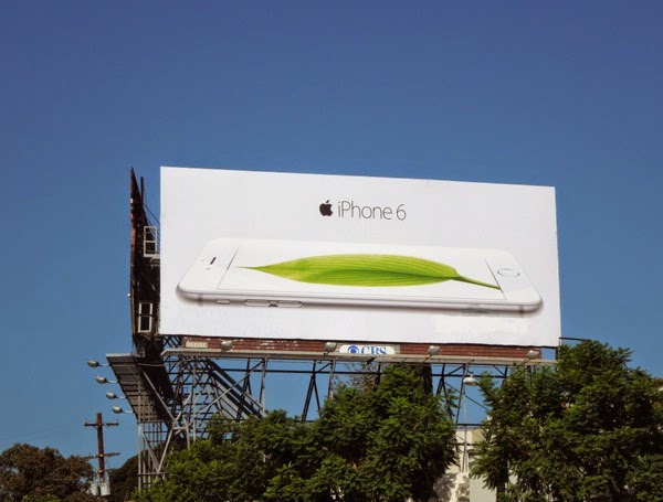 Apple iPhone 6 leaf billboard Apple iPhone 6 leaf billboard