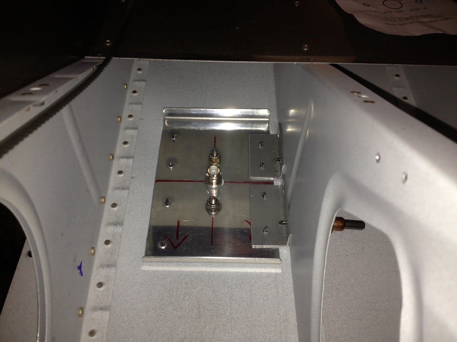 Chad and Bekah's RV7 Antenna Doublers