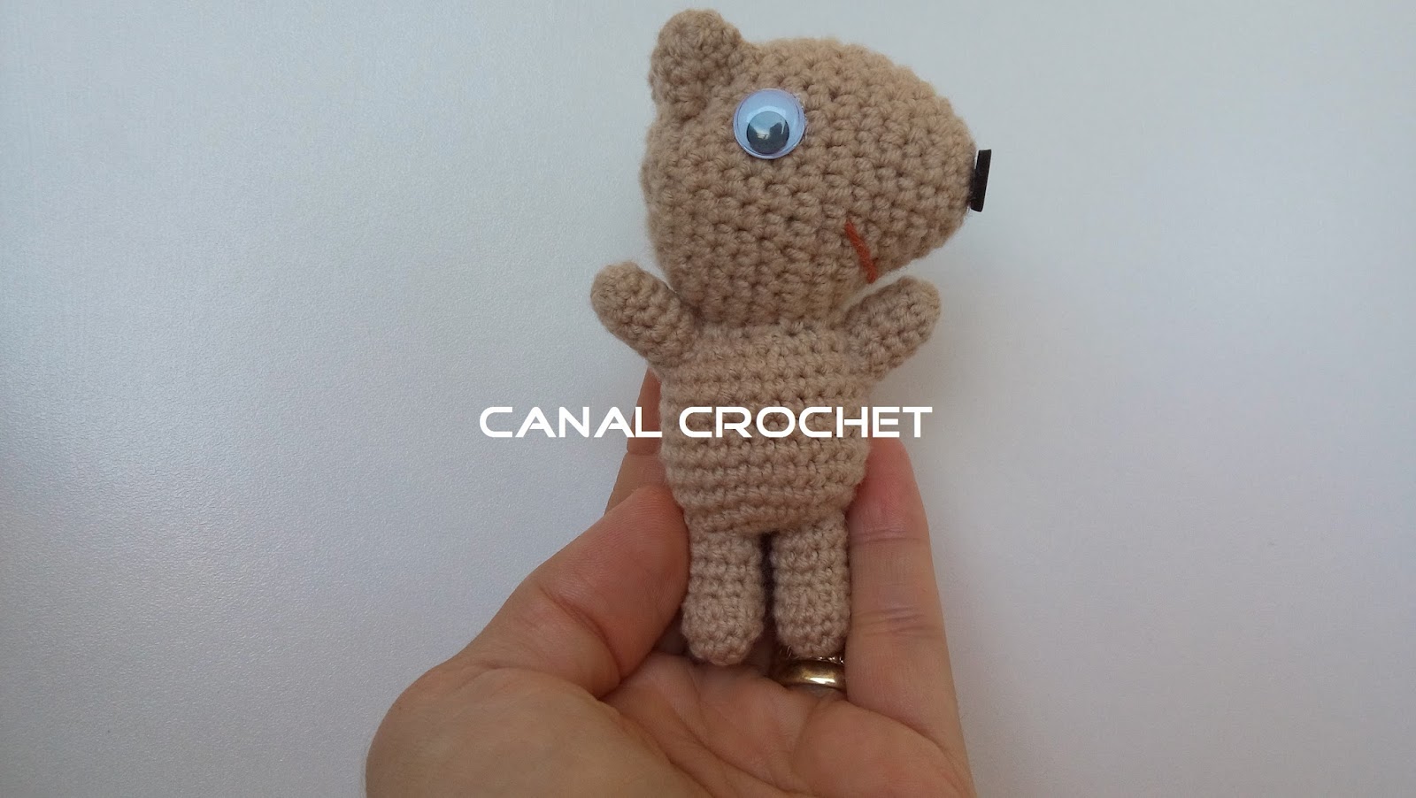 CANAL CROCHET: Peppa pig y su osito teddy amigurumi patron ...