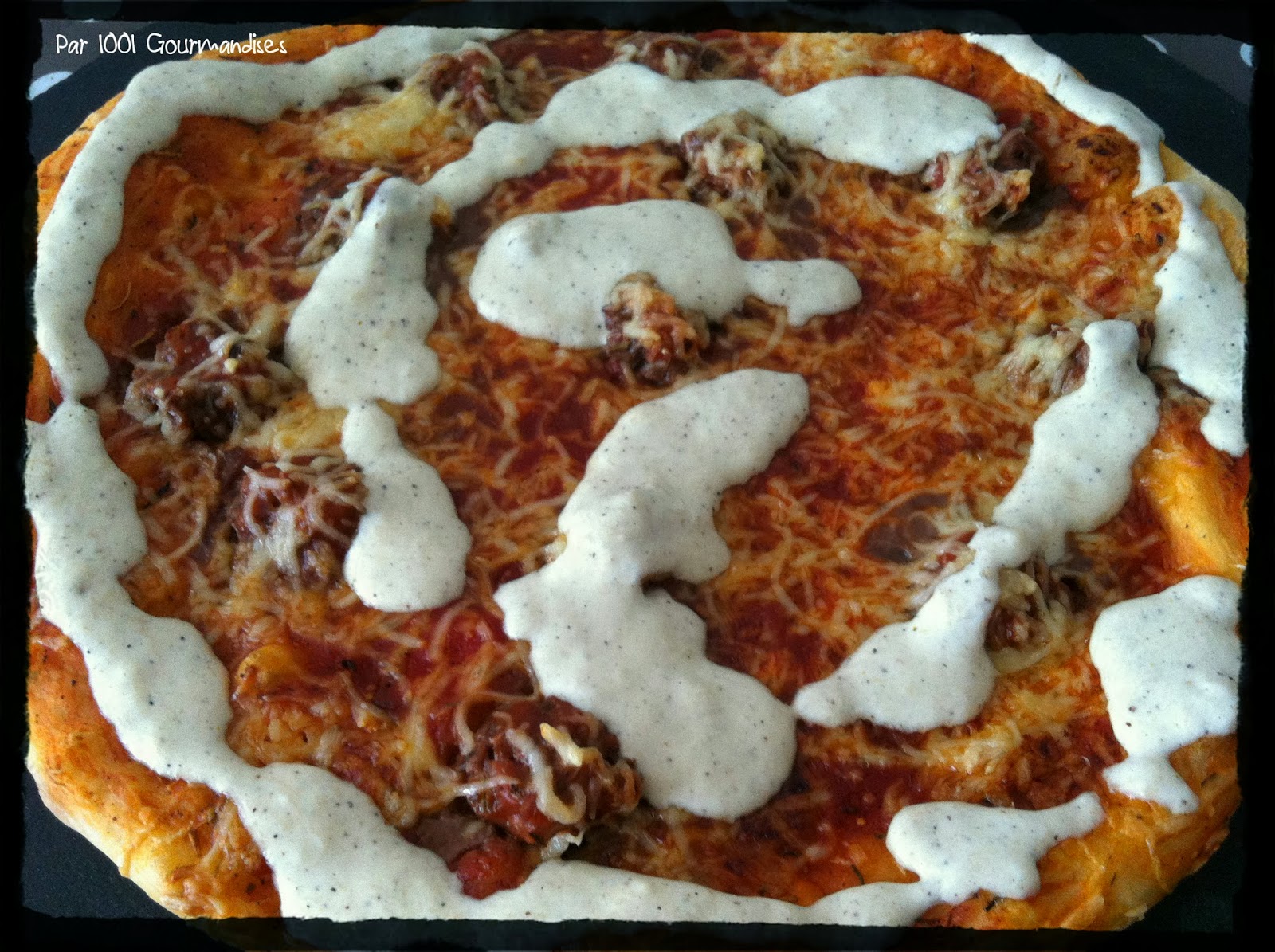 1001 Gourmandises Pizza Bolognaise sauce gruyère