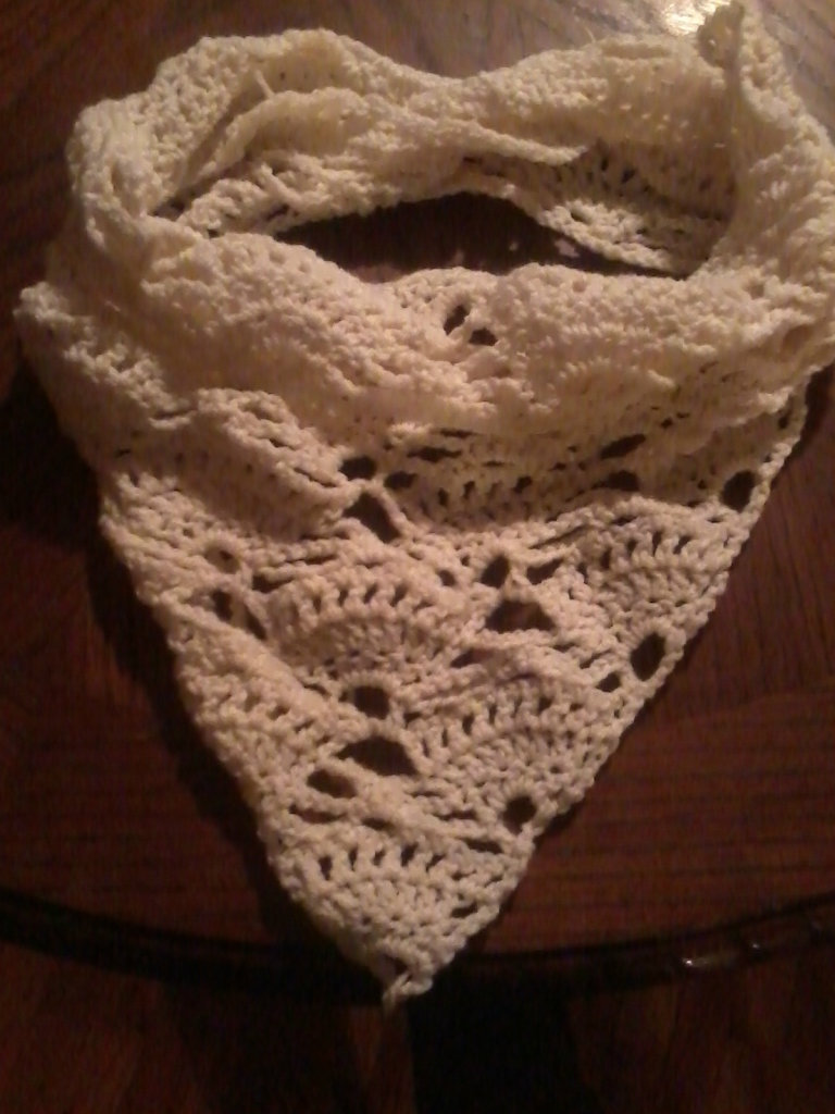 Stylish Knots Triangle cowl