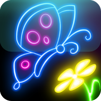 Glow Draw - Aplikasi Android untuk membuat Tulisan Menyala