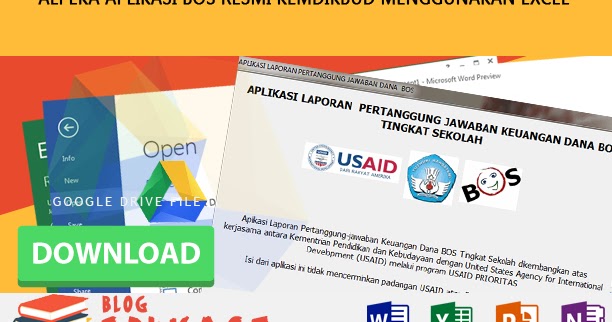 ALPEKA APLIKASI BOS RESMI KEMDIKBUD MENGGUNAKAN EXCEL