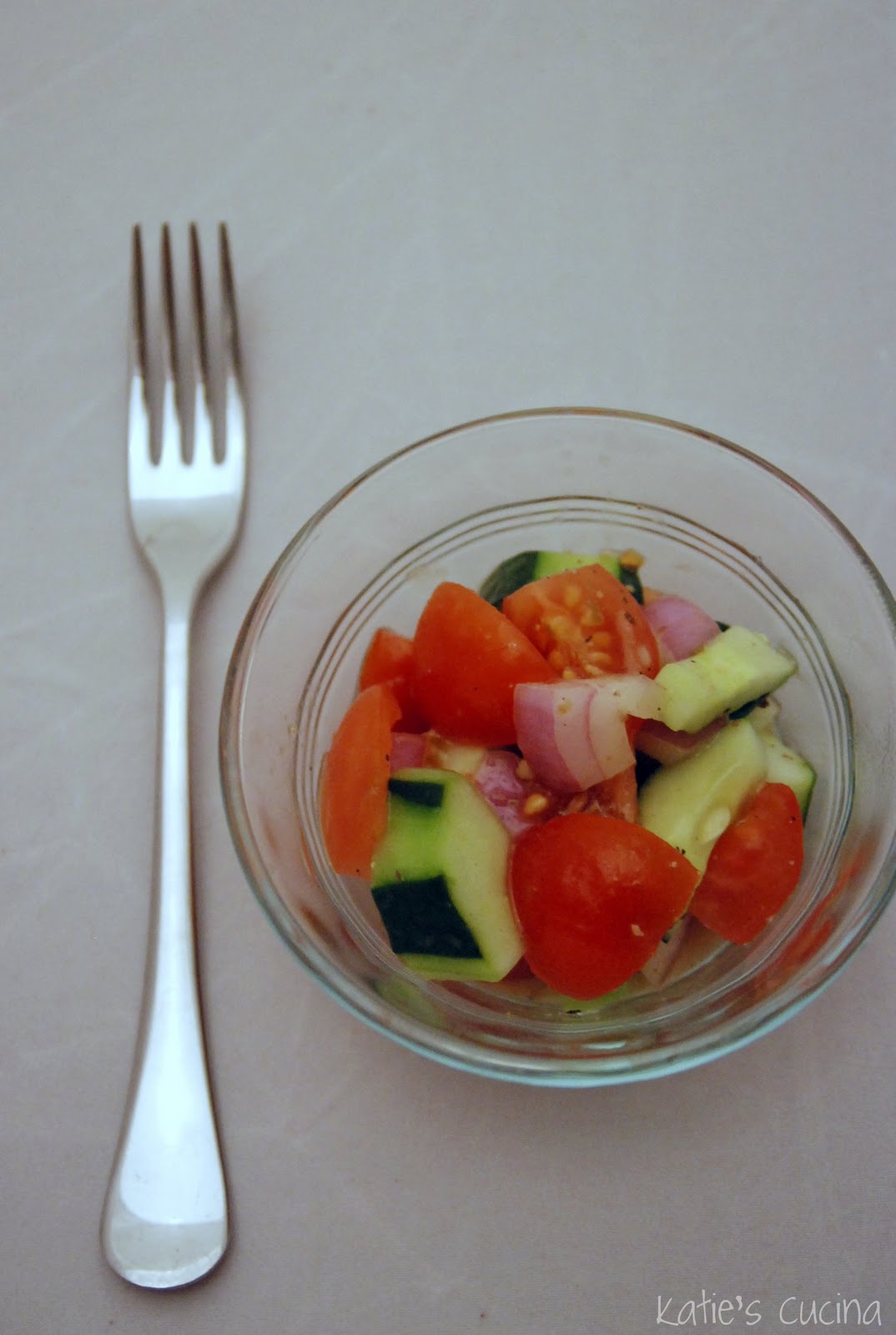 Greek Cucumber & Tomato Salad Katie's Cucina