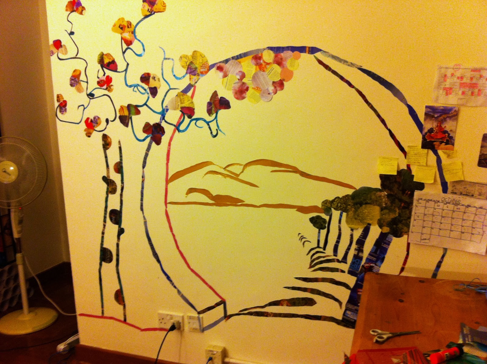 IDEA Lee How to Decorate with Recycled Materials Part 1 Murals