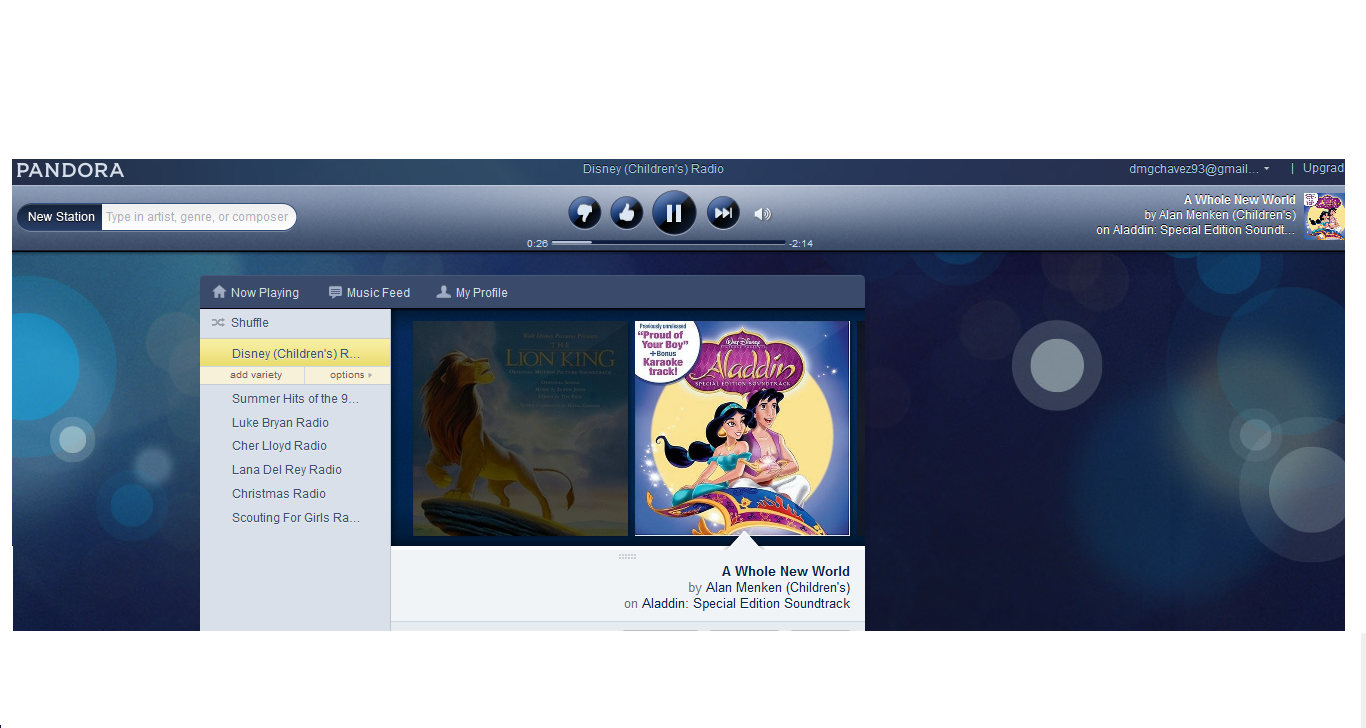 New Favorite Pandora Station!