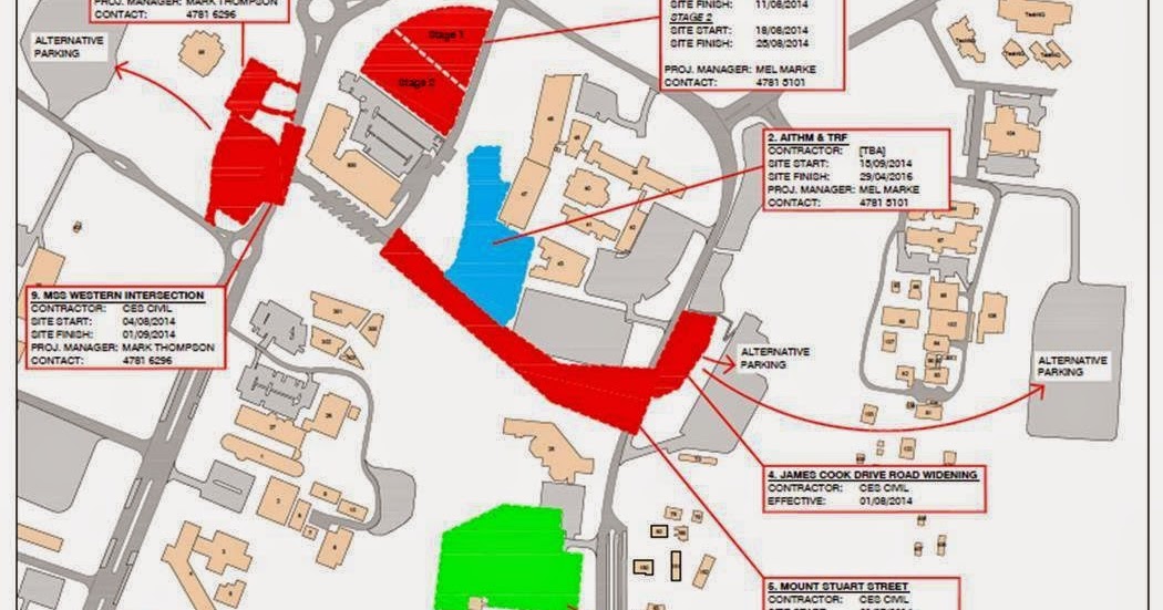 JCU Nursing, Midwifery & Nutrition Blog JCU Townsville Campus Construction