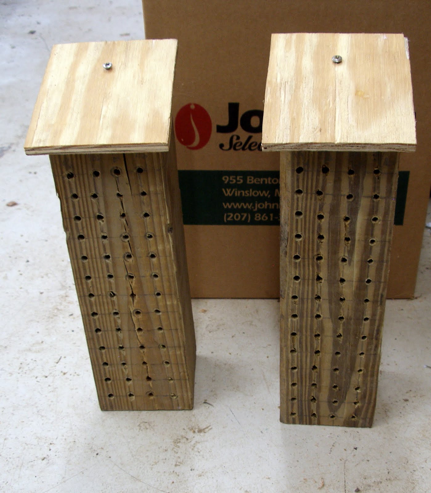 Living the Frugal Life Native Bee Boxes