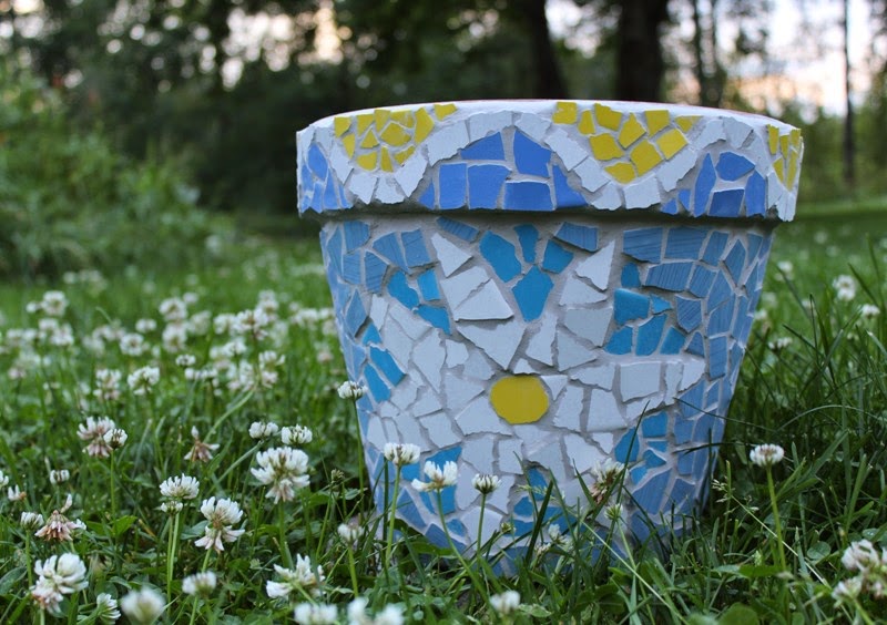 mosaiikkiruukku mosaic pot