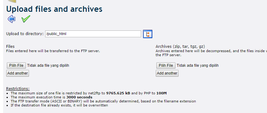 Cara Mengupload File Ke Web Hosting Cara Mengupload File Ke Web Hosting