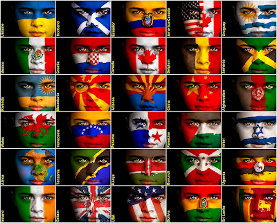Faces in Flags.