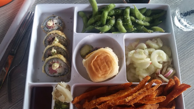 Bento Box with Marks Roll from Cowfish Orlando, Fl