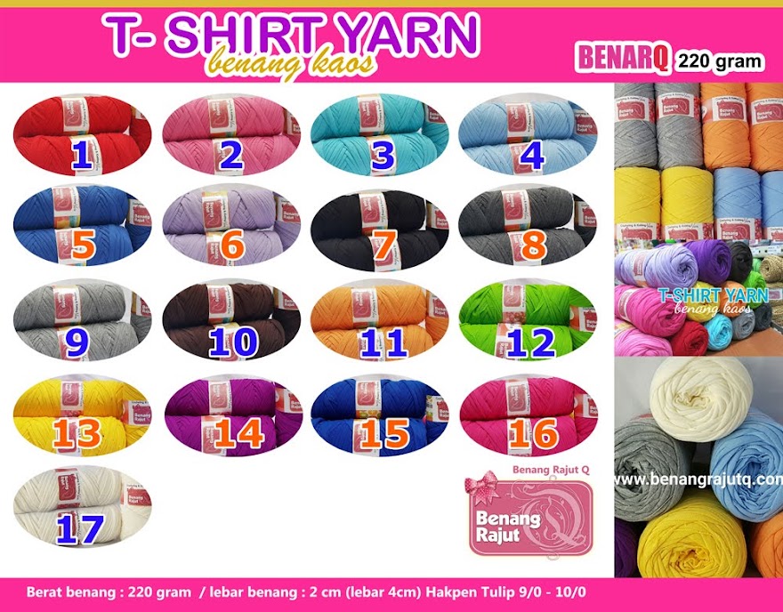 T SHIRT YARN / BENANG KAOS