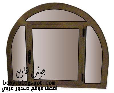 اجمل صور شبابيك الوميتال حديثة - اشكال شبابيك الوميتال