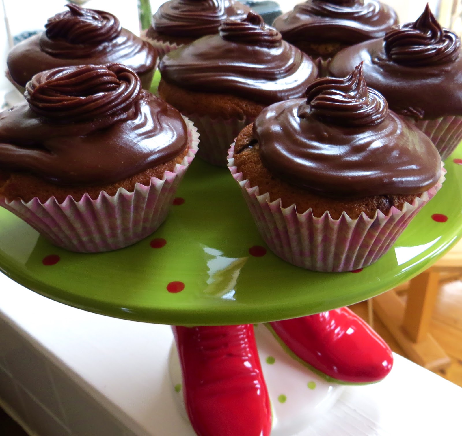 Primrose Bakery Chocolate and Banana cupcakes