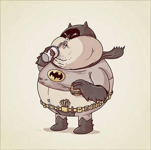 Fat Super Hero Gemuk - DC Fat Batman