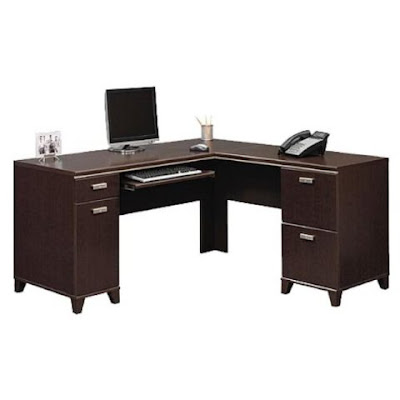 Bush Tuxedo Computer Desk with Optional Hutch Office Furniture