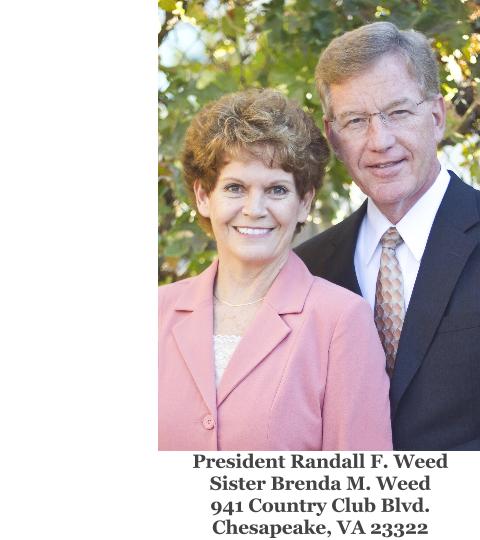President Randall and Brenda Weed