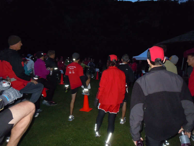 Marathon training warmup
