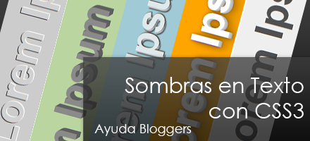 Sombras en texto con CSS3 (Segunda parte)