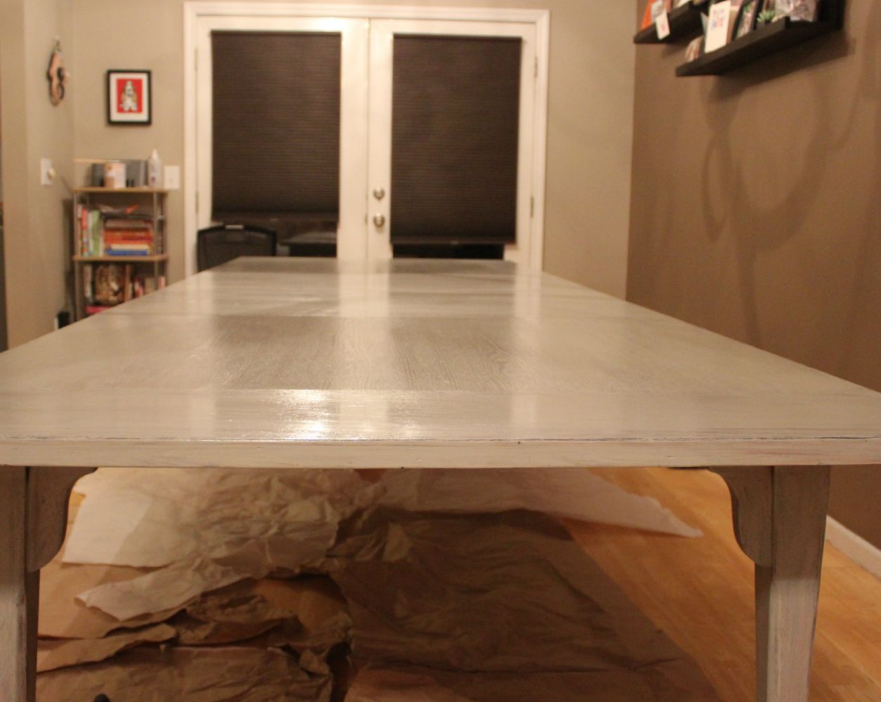 Total Basset Case How to Stain a Table in 5 steps