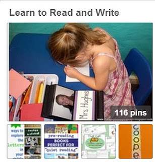 Learn to Read and Write Pinterest Board