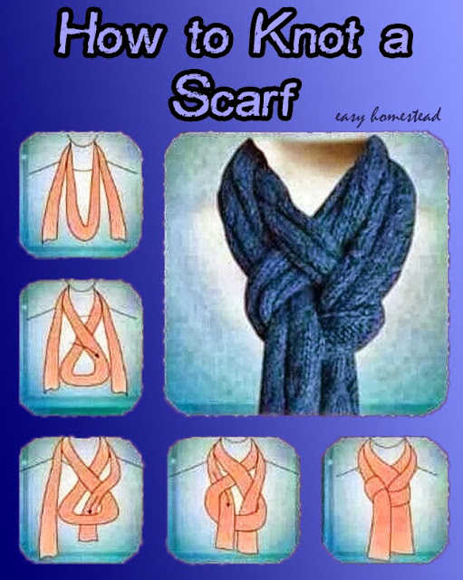 How to knot a Scarf