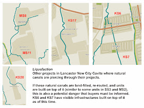 Lancaster Estates Lancaster New City Cavite - Liquefaction prone Somerset Kensington Manchester