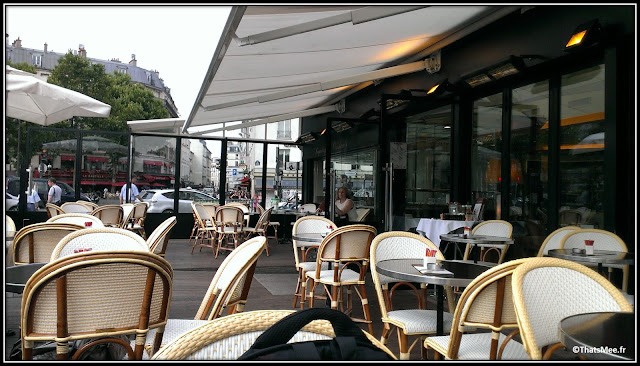 Terrasse Les Grandes Marches, Bastille Paris moumoute bar, bar à huitres fruits de mer