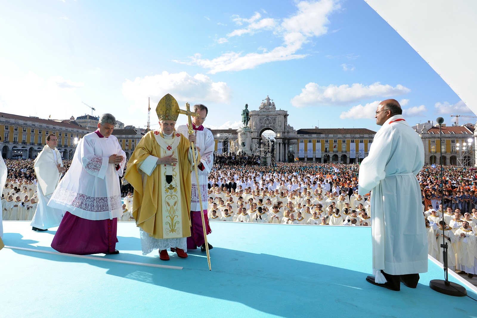 Senza Pagare Papa Bento XVI em Lisboa 11 de Maio de 2010