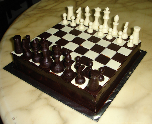 Chess Birthday Cake
