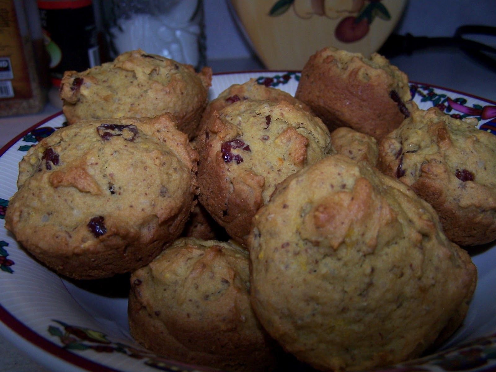 Skinny Gluten Free Low Glycemic Cranberry Orange Muffins Skinny GF