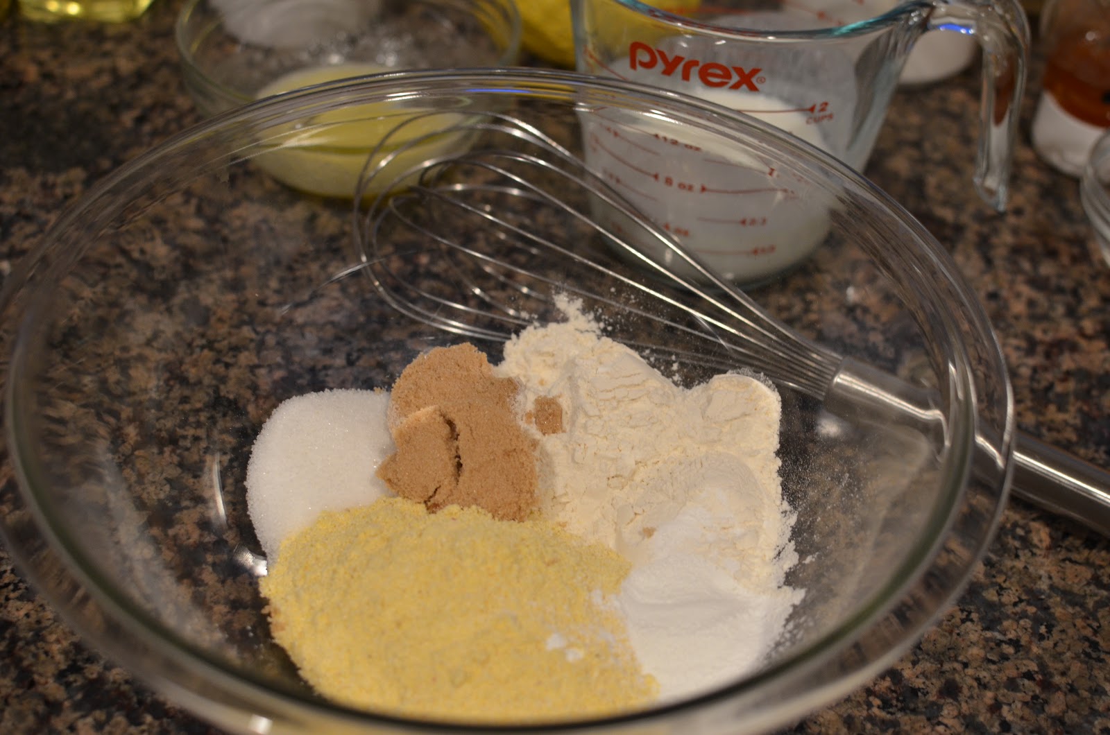 Playing with Flour Honey corn muffins