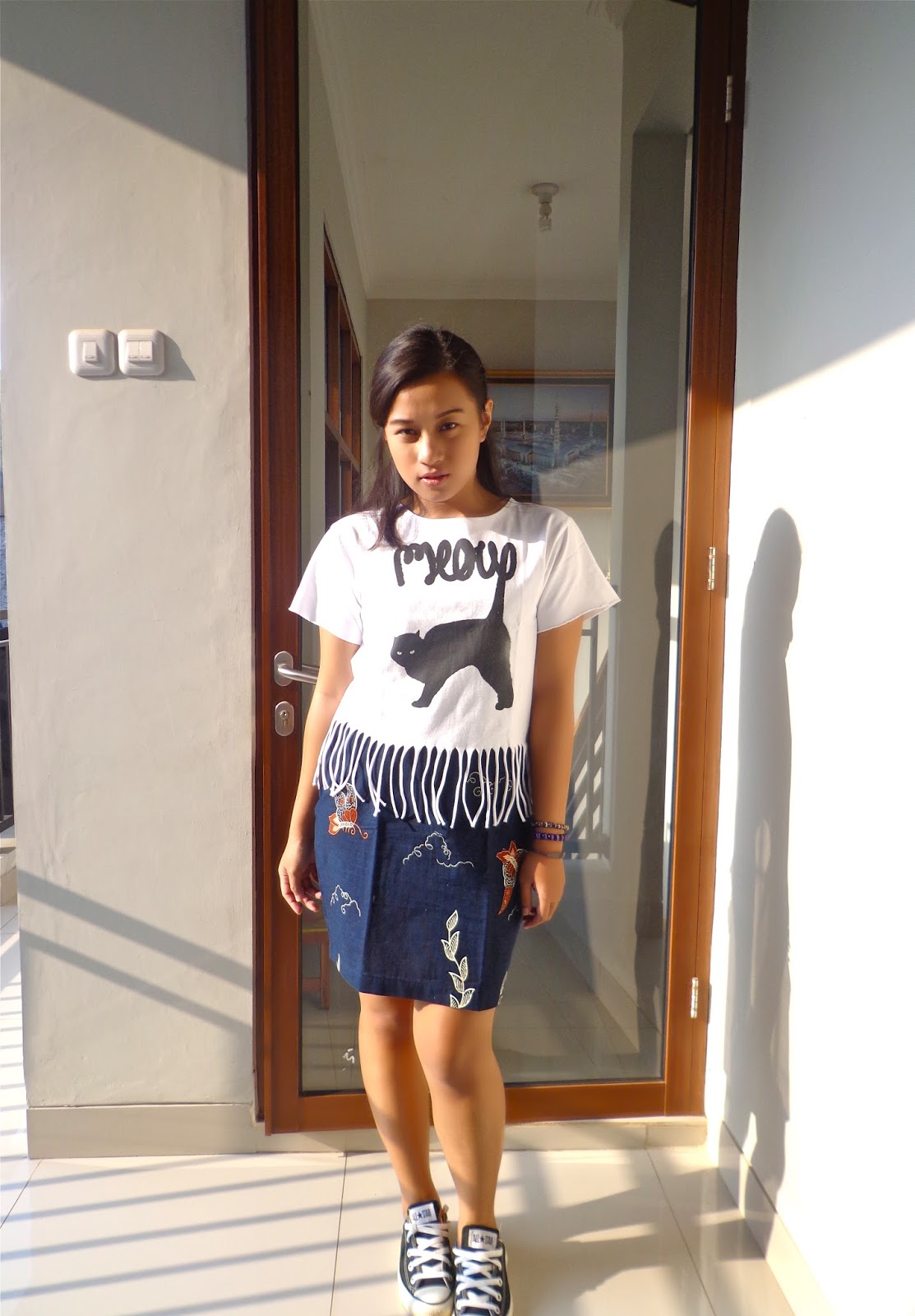 Cold Pasta How to wear Batik Skirt