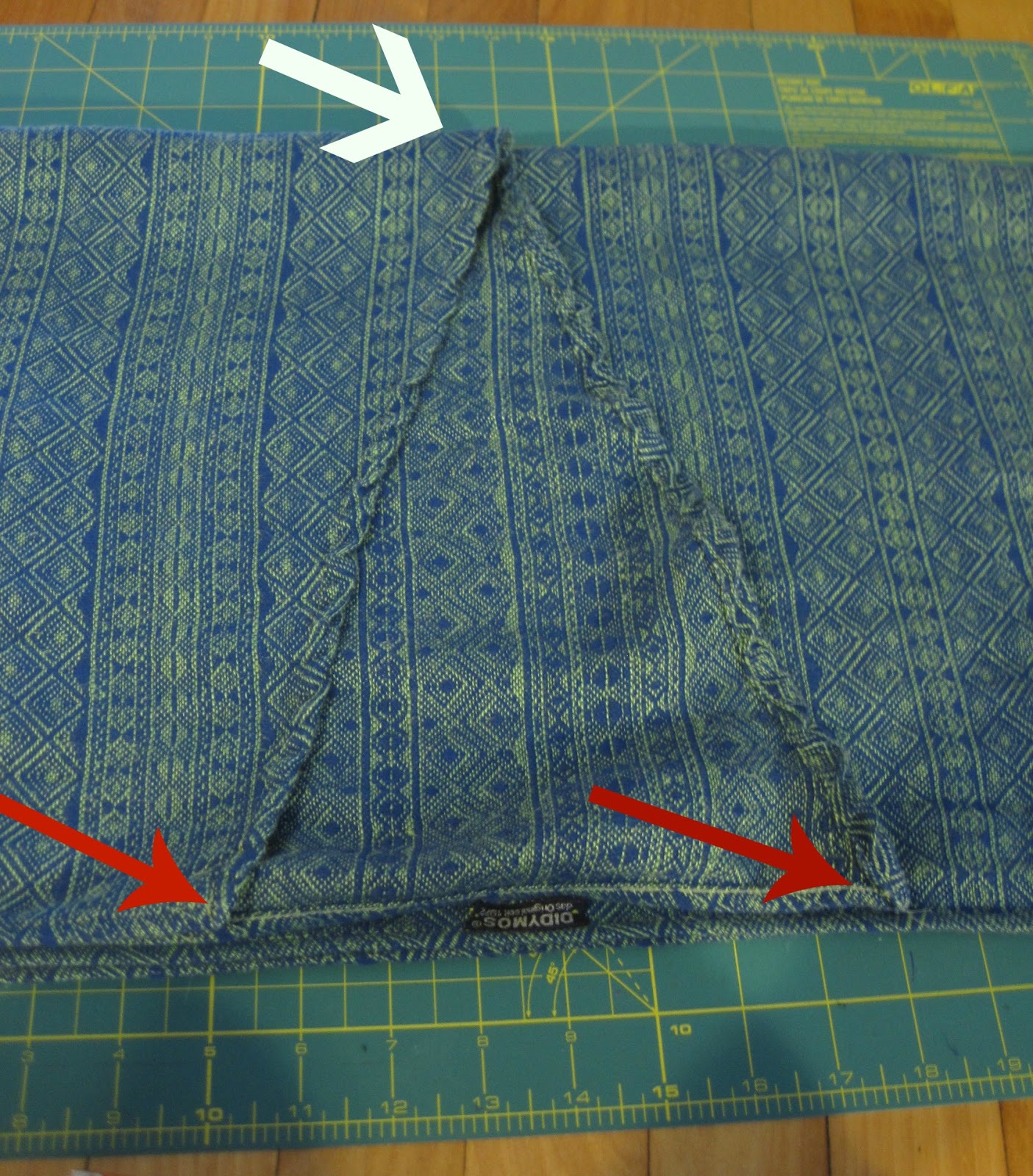 Old House Mama A new obsession and How to chop a woven wrap