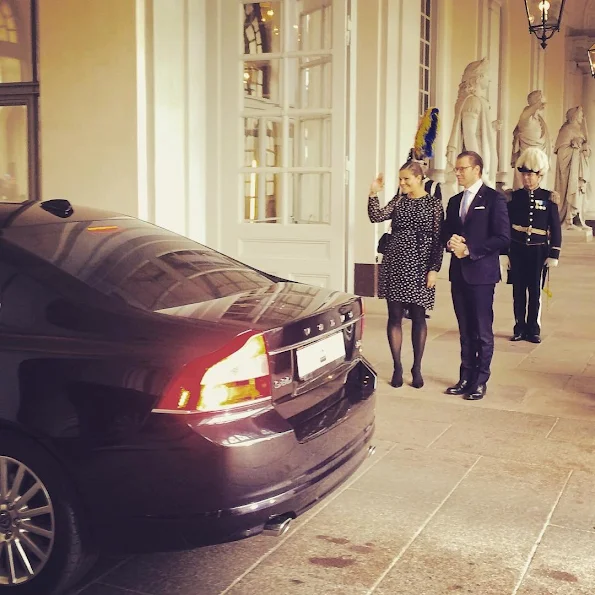  Crown Princess Victoria and Prince Daniel said farewell to the Tunisian President, Beji Caid Essebsi and wife Saida Caid Essebsi