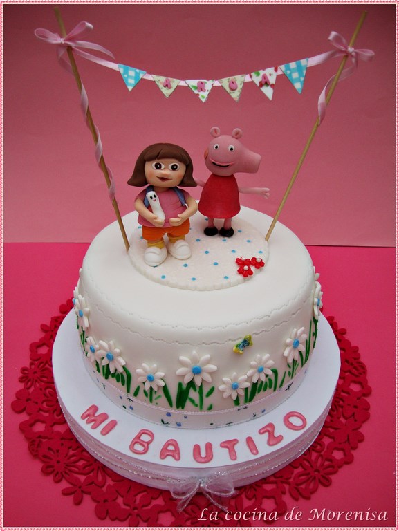 LA COCINA DE MORENISA: Tartas de Bautizo para Niña