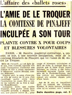  Les Ballets Roses (1959)     Révélation. À peine le général de Gaulle est-il installé à l'Elysée qu'une rumeur circule dans les salles de rédaction parisiennes. Tout commence par quelques lignes dans Le Monde du 10 janvier 1959 :  Les+ballets+roses+07