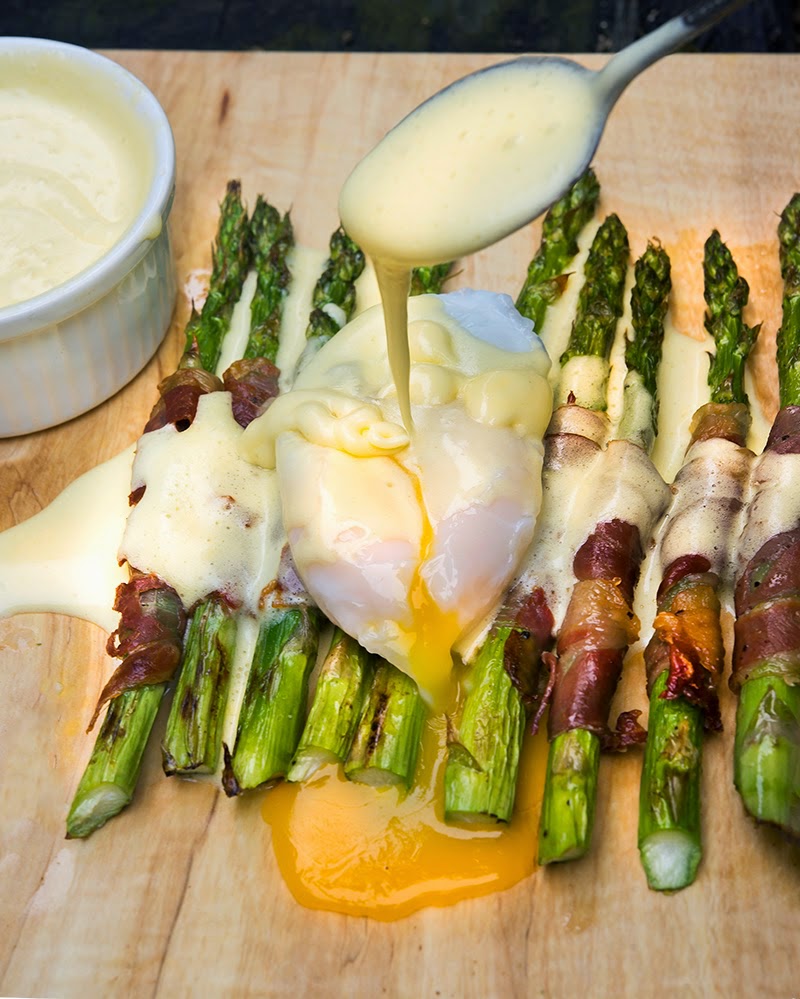 Asparagus, Eggs, and [Cured] Pork WILD GREENS & SARDINES