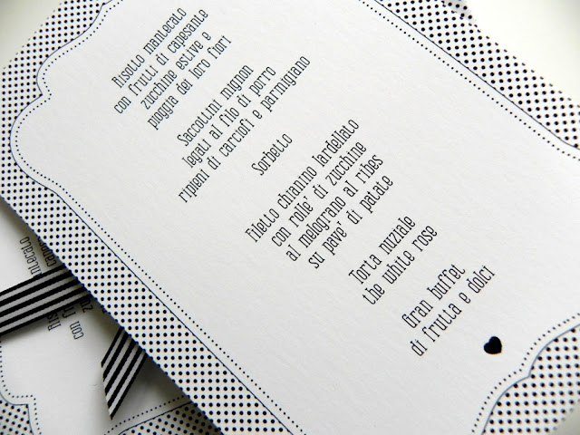 Suite bianca e nera in plike e gsk | ©2013 Valentina Oliana, CUTandPASTE Real wedding invitations, wedding inspiration blog, wedding in Italy