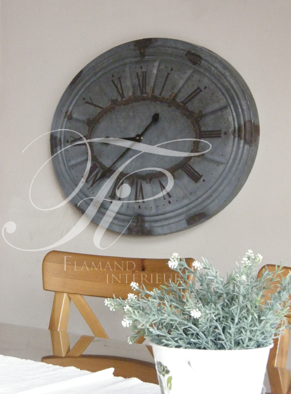 Flamand Intérieur Clock Oval