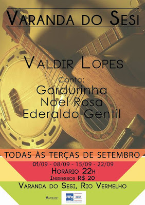 Samba Retrô na Varanda do SESI todas as terças de setembro Samba Retrô na Varanda do SESI todas as terças de setembro